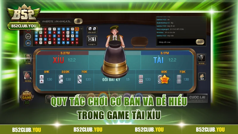 Tài Xỉu B52Club - Siêu Phẩm Đỏ Đen Kịch Tính Ăn Thưởng X30 3 Quy tắc chơi cơ bản và dễ hiểu trong game tài xỉu