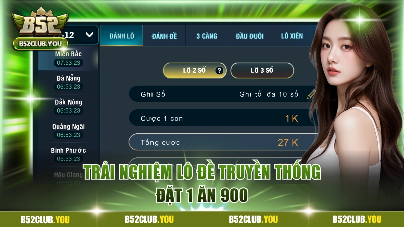 Trải nghiệm lô đề truyền thống đặt 1 ăn 900
